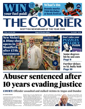 Cover of The Courier & Advertiser (Angus and Dundee)