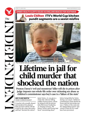Cover of The Independent
