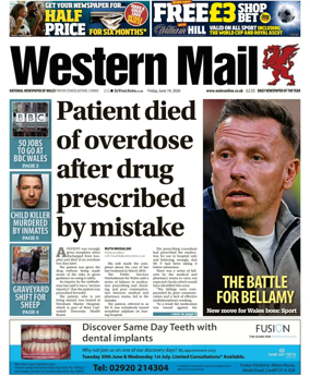 Cover of Western Mail