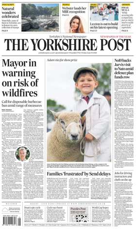 Cover of Yorkshire Post