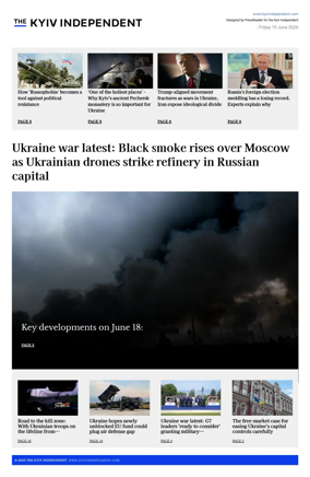 Cover of The Kyiv Independent