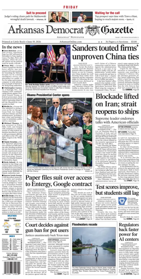 Cover of Arkansas Democrat-Gazette