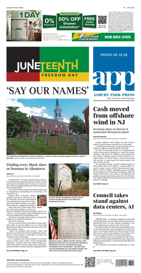 Cover of Asbury Park Press