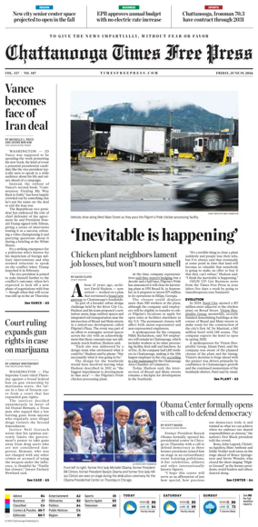 Cover of Chattanooga Times Free Press