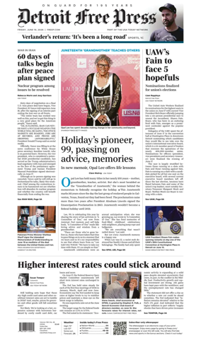 Cover of Detroit Free Press