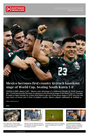 Cover of East Idaho News