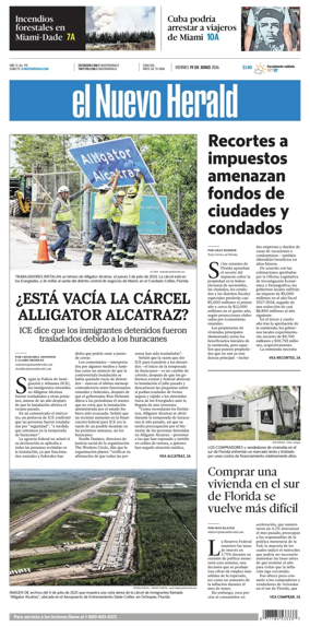 Cover of El Nuevo Herald