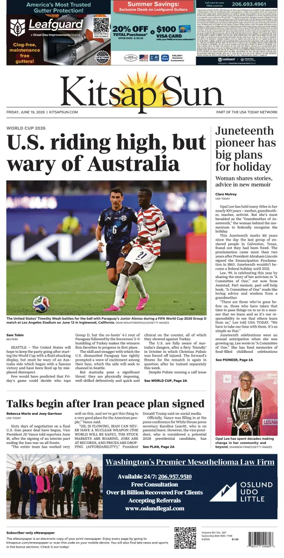 Cover of Kitsap Sun