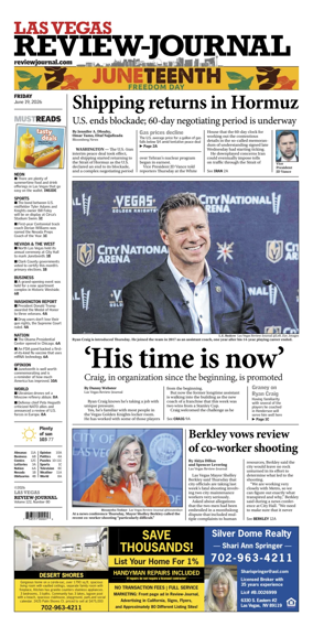 Cover of Las Vegas Review-Journal