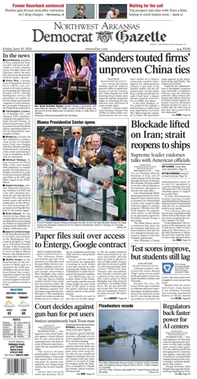 Cover of Northwest Arkansas Democrat-Gazette