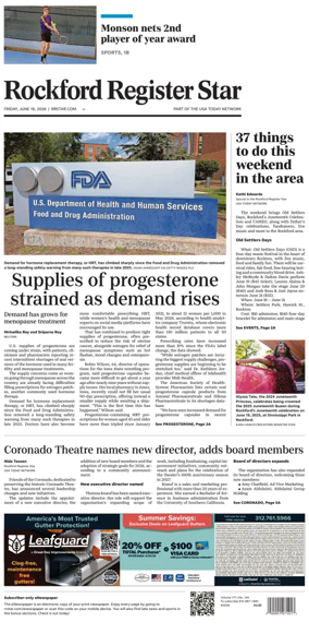 Cover of Rockford Register Star