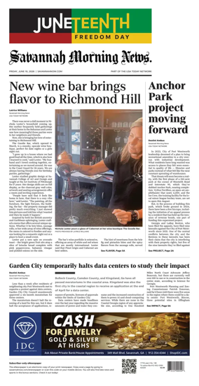 Cover of Savannah Morning News