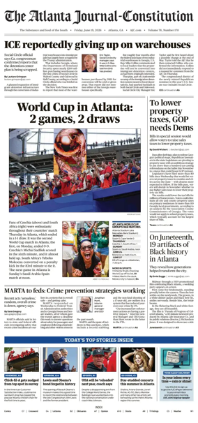 Cover of The Atlanta Journal-Constitution