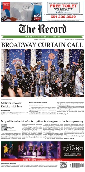 Cover of The Bergen Record