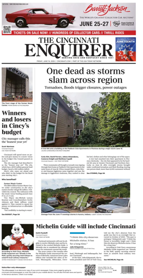 Cover of The Cincinnati Enquirer