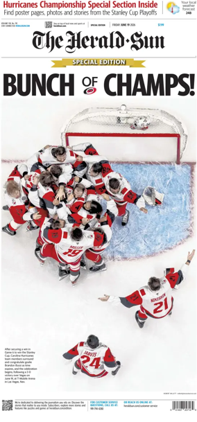Cover of The Herald Sun