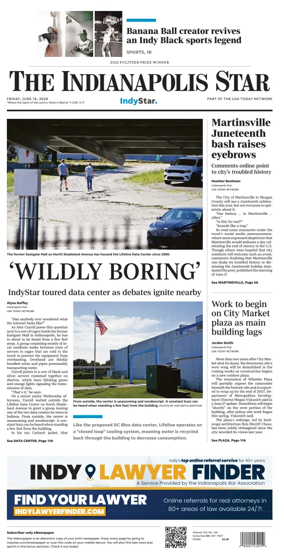 Cover of The Indianapolis Star