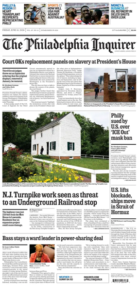 Cover of The Philadelphia Inquirer