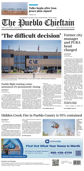 Cover of The Pueblo Chieftain