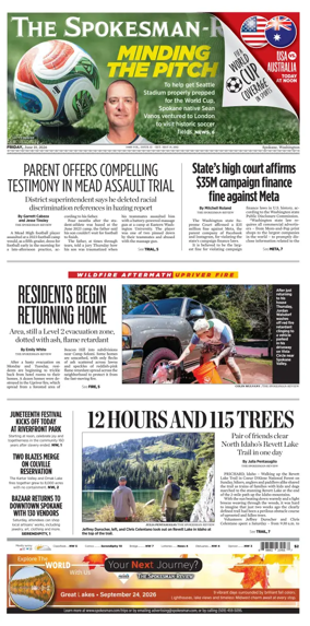 Cover of The Spokesman-Review (Spokane)