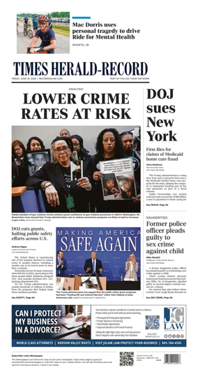 Cover of Times Herald-Record