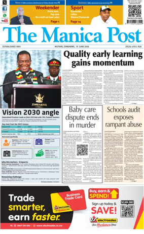 Cover of The Manica Post