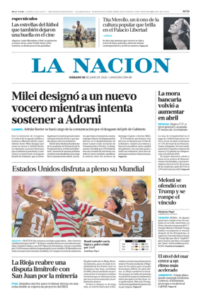 Cover of La Nacion