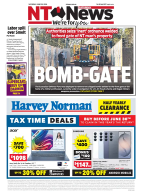 Cover of NT News