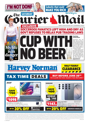 Cover of The Courier-Mail