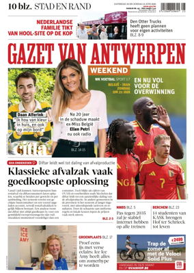 Cover of Gazet van Antwerpen Stad en Rand