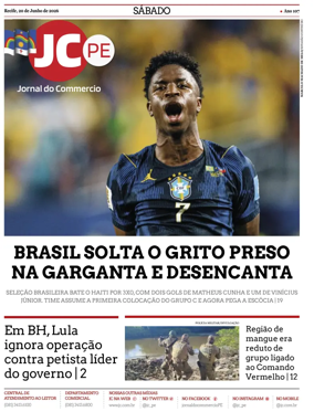Cover of Jornal do Commercio