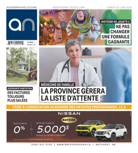 Cover of Acadie Nouvelle
