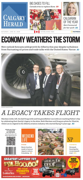 Cover of Calgary Herald