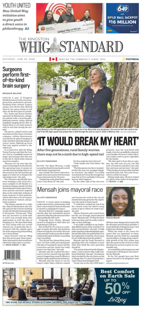 Cover of Kingston Whig-Standard