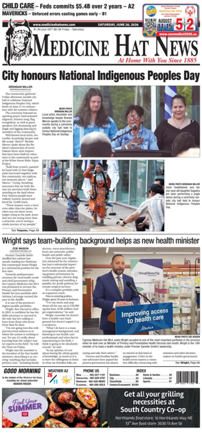 Cover of Medicine Hat News