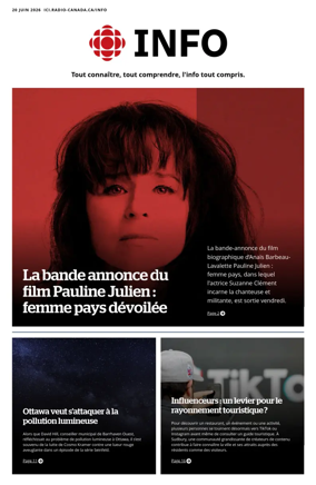 Cover of Radio-Canada Info