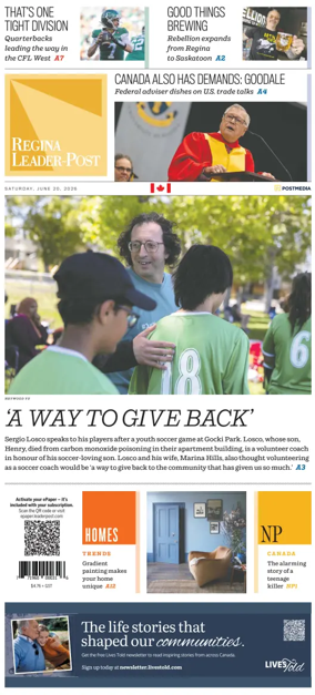 Cover of Regina Leader-Post