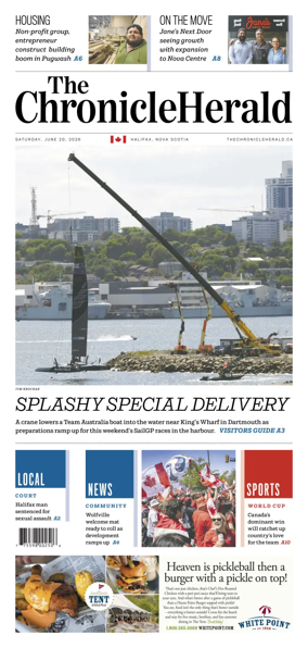 Cover of The Chronicle Herald (Metro)