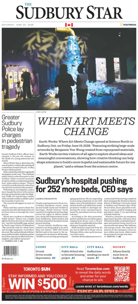 Cover of The Sudbury Star