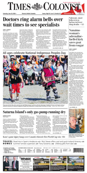 Cover of Times Colonist