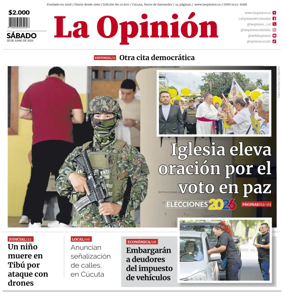 Cover of La Opinion