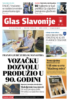 Cover of Glas Slavonije