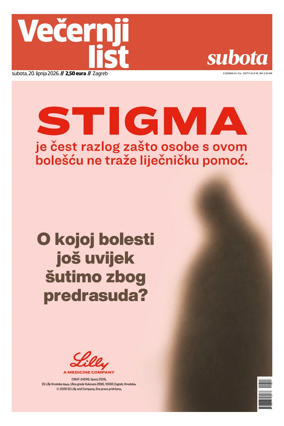 Cover of Vecernji list - Zagreb