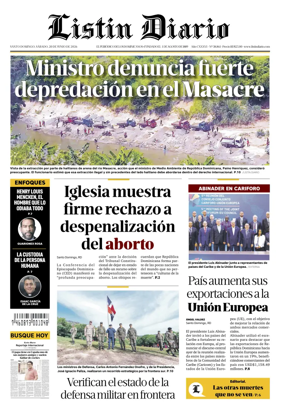 Cover of Listin Diario