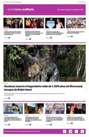 Cover of Euronews Culture and Sport (Spanish) Compiled Edition