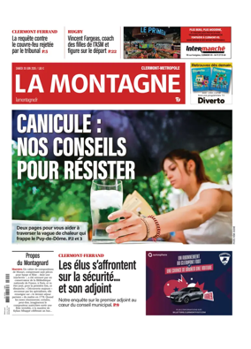Cover of La Montagne (Clermont-Metropole)