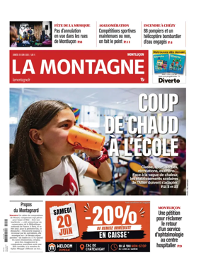 Cover of La Montagne (Montlucon)
