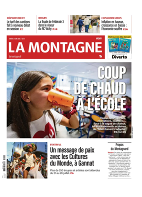 Cover of La Montagne (Vichy)