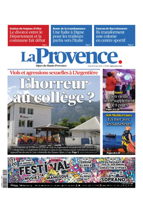 Cover of La Provence Alpes-de-Haute-Provence