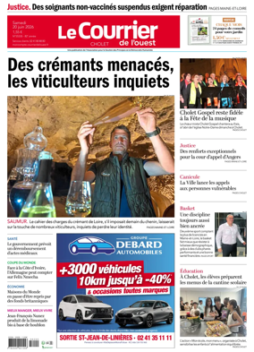 Cover of Le Courrier de l’Ouest (Cholet)